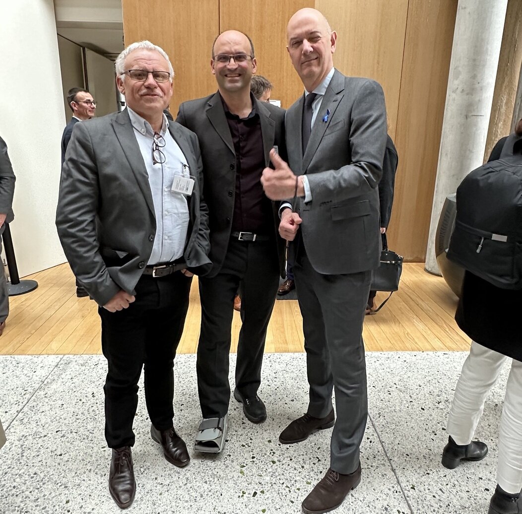 Photo de Philippe Gotteland, Franck Gautheron et Roland Lescure