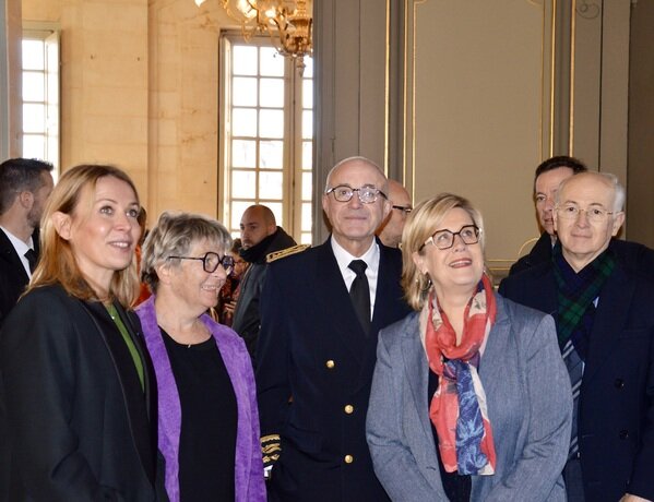 Photo de Nathalie Koenders, Marie-Guite Dufay, Paul Mourier, Marie-Agnès Poussier Winsback et Patrick Chapuis