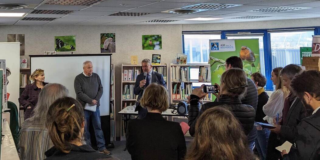 Photo de la présentation de quatre des six programmes environnementaux