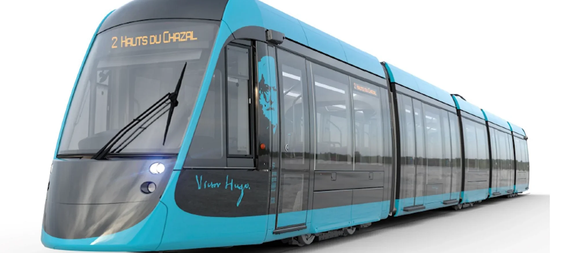 Le design des nouvelles rames de tramways de Besançon