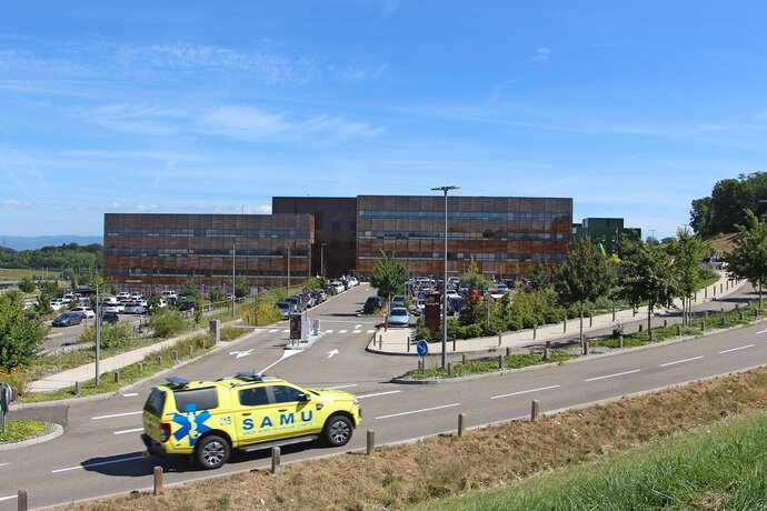 Photo de l'extérieur de l'Hôpital Nord Franche-Comté
