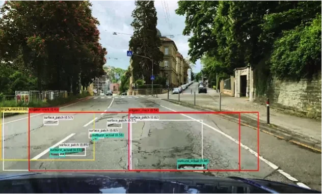 Exemple en photo de l'analyse automatisée de l'image