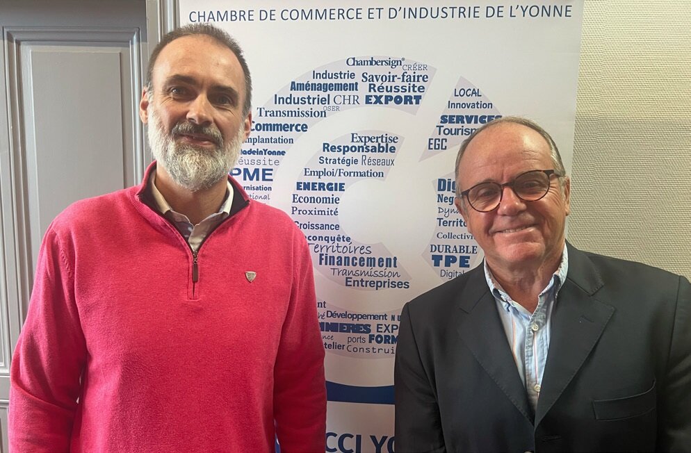 Photo de Cédric Zanon et Thierry Cadeville.