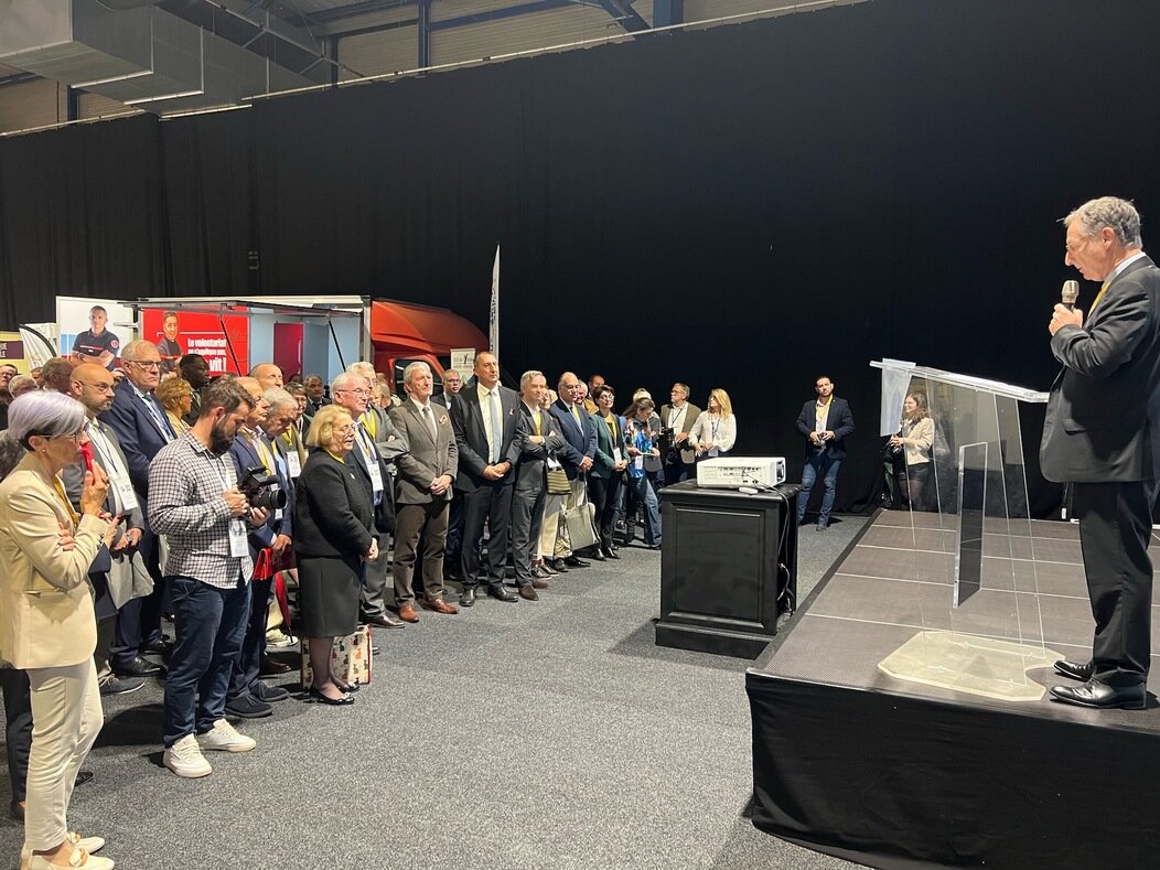 Photo du discours de Grégory Dorte