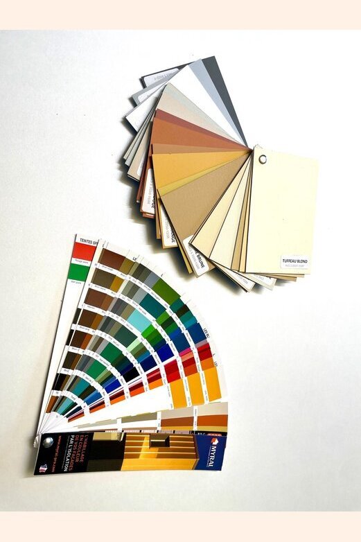 Photo de la palette des couleurs