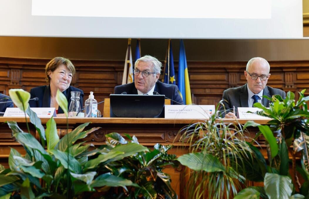 Photo de Christine Barbier François Sauvadet et Paul Mourier