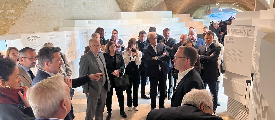 Photo du site chablisien de la Cité des climats & vins de Bourgogne