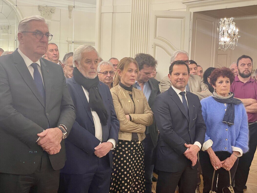 Photo de François Sauvadet, François Rebsamen, Nathalie Koenders, Jérôme Durain et Catherine Hervieu 