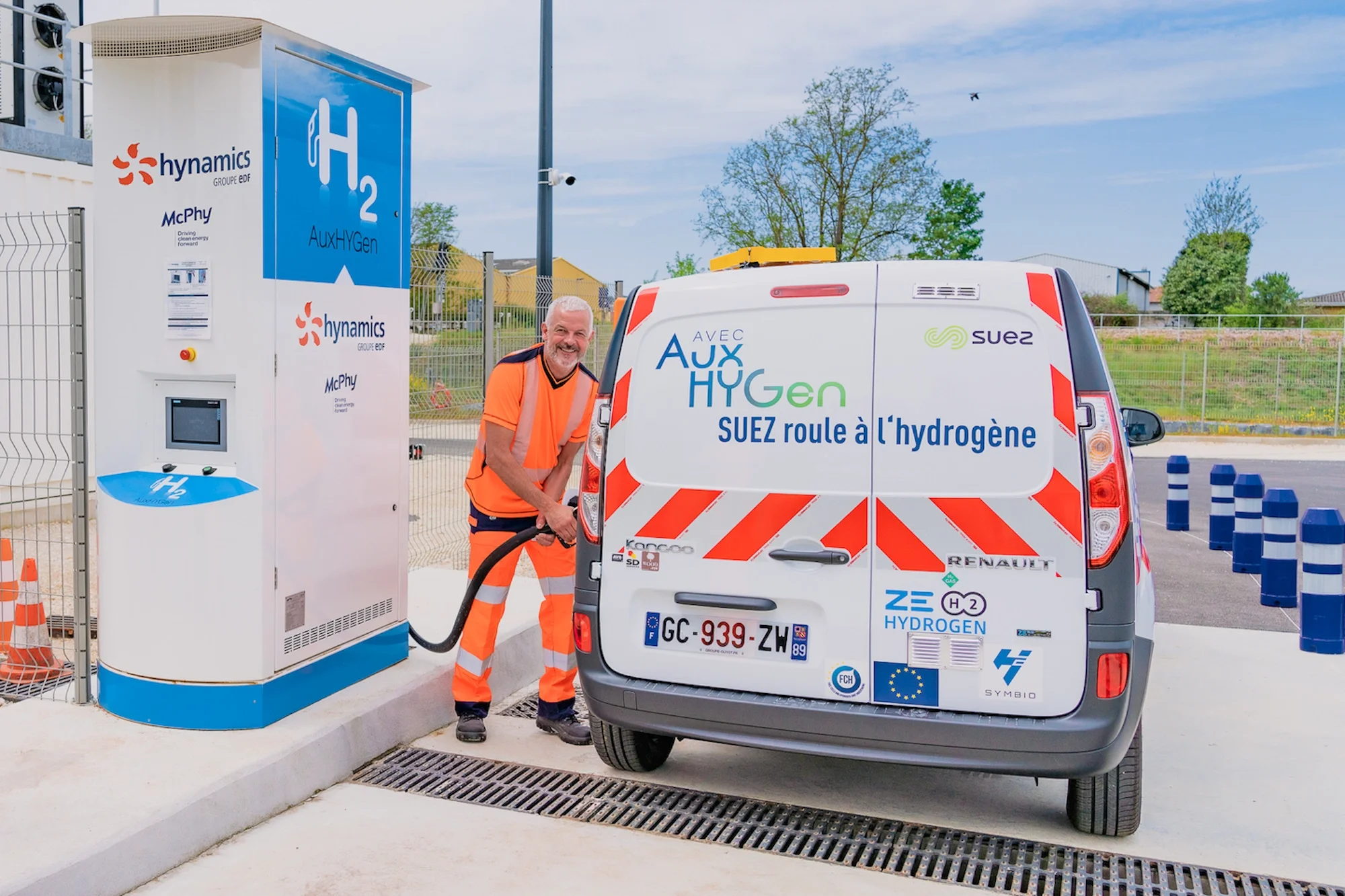 Photo d'une station hydrogène