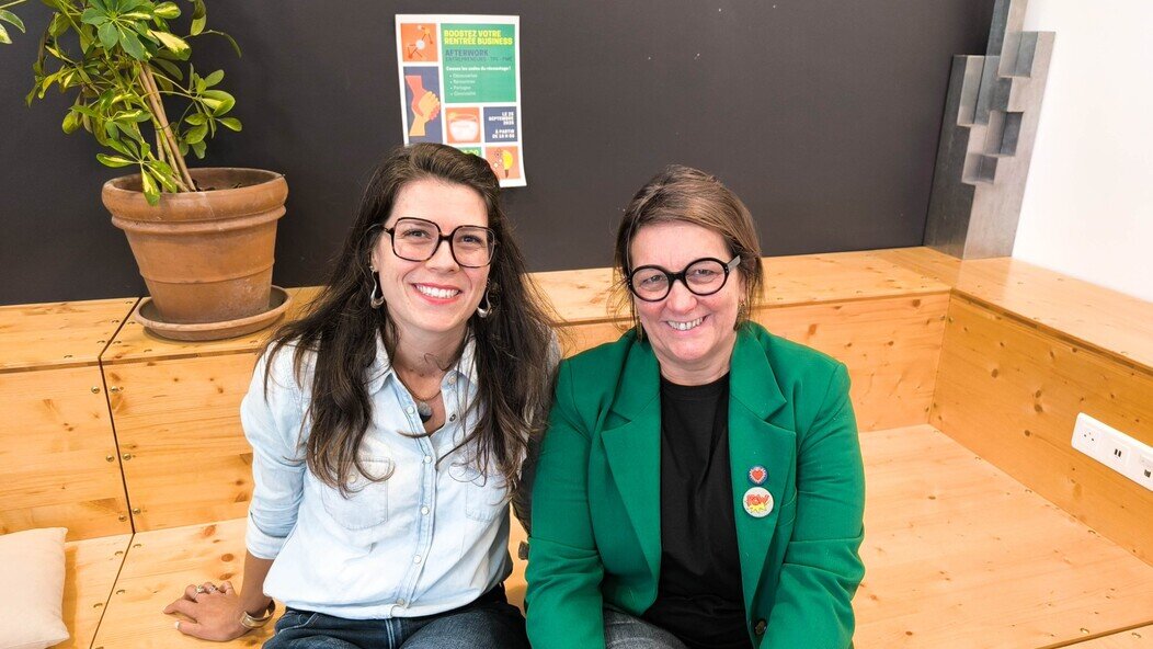 Photo de Caroline Candotti-Bailly et Valérie Chazeau