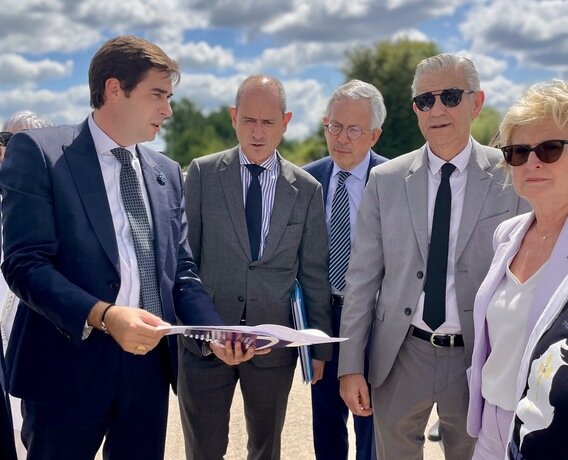 Photo de Laurent Bouquin, Franck Robine, Yves Séguy, David Marti et Marie-Claude Jarrot