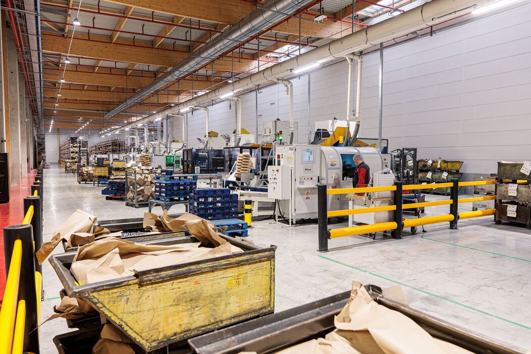 Photo de la nouvelle usine d'ITW Rivex à Ornans