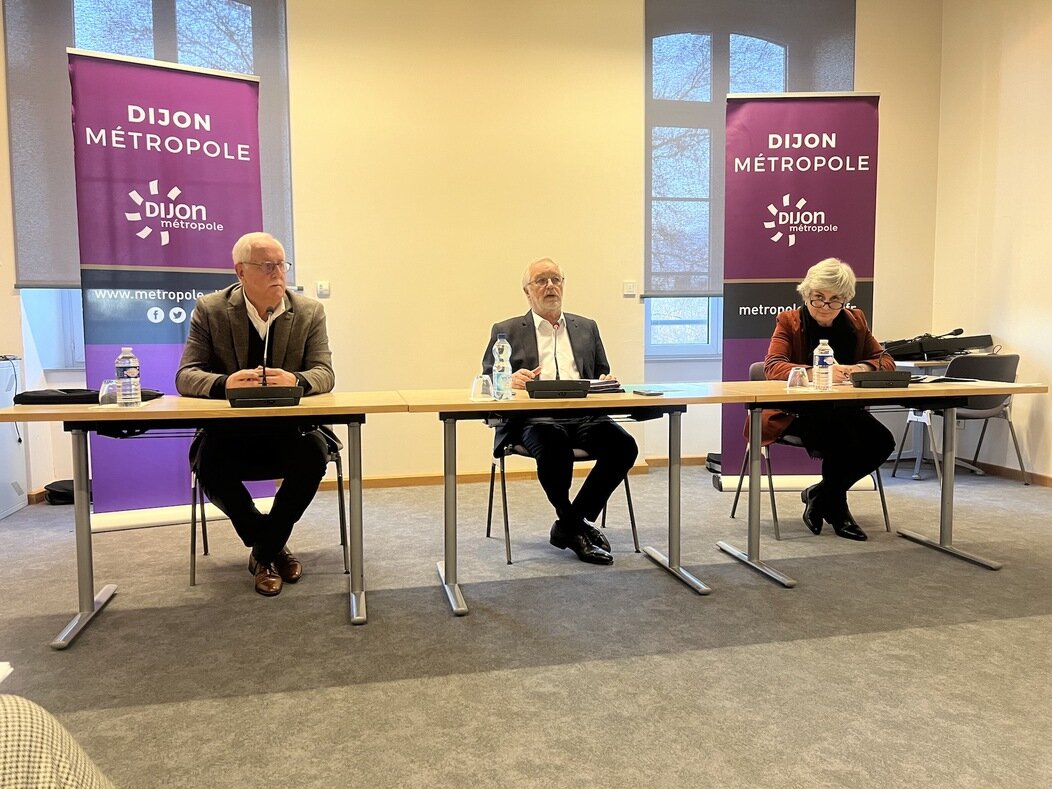 Photo de Jean-Michel Verpillot, François Rebsamen et Isabelle Elziere