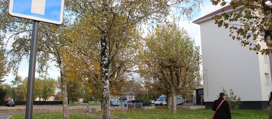 Différentes vues du quartier des Evoironnes à Sochaux, dans le Doubs
