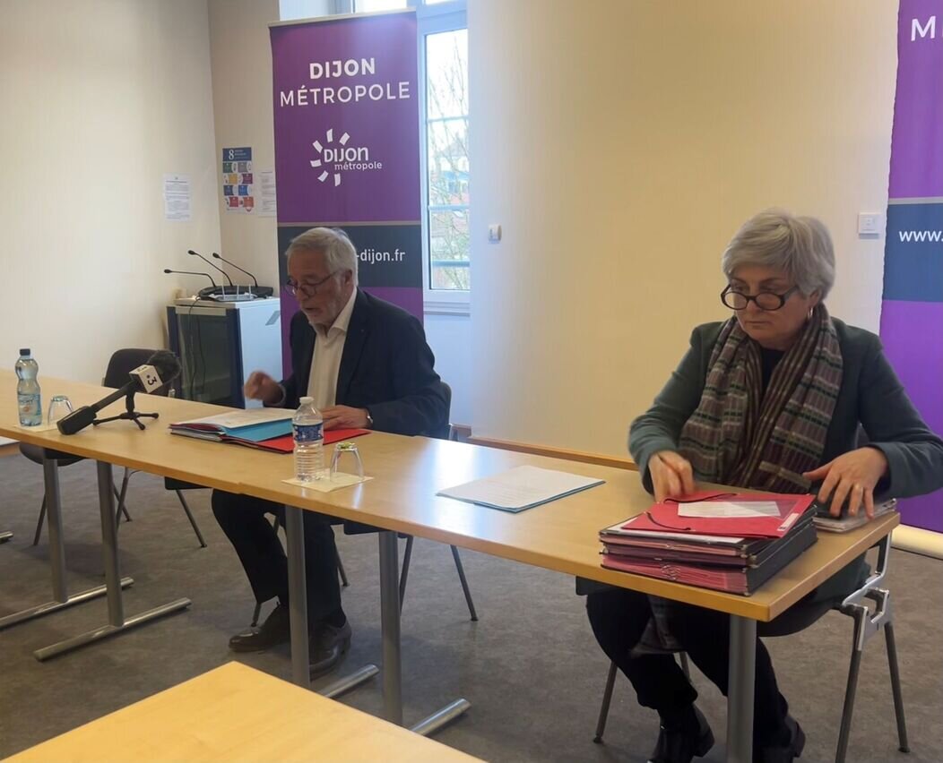 Photo de François Rebsamen et Isabelle Elziere