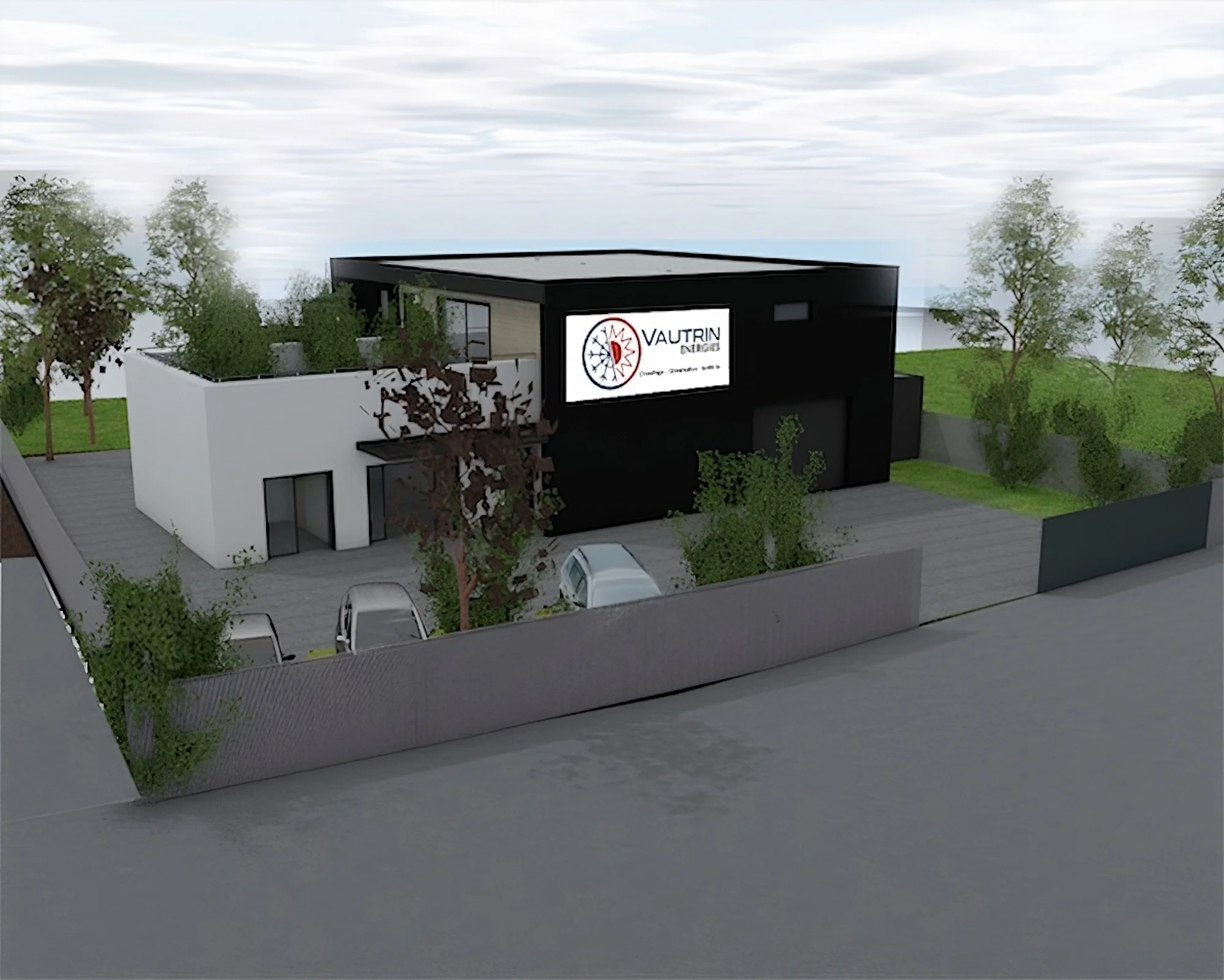 Représentation du futur bâtiment Vautrin Energies