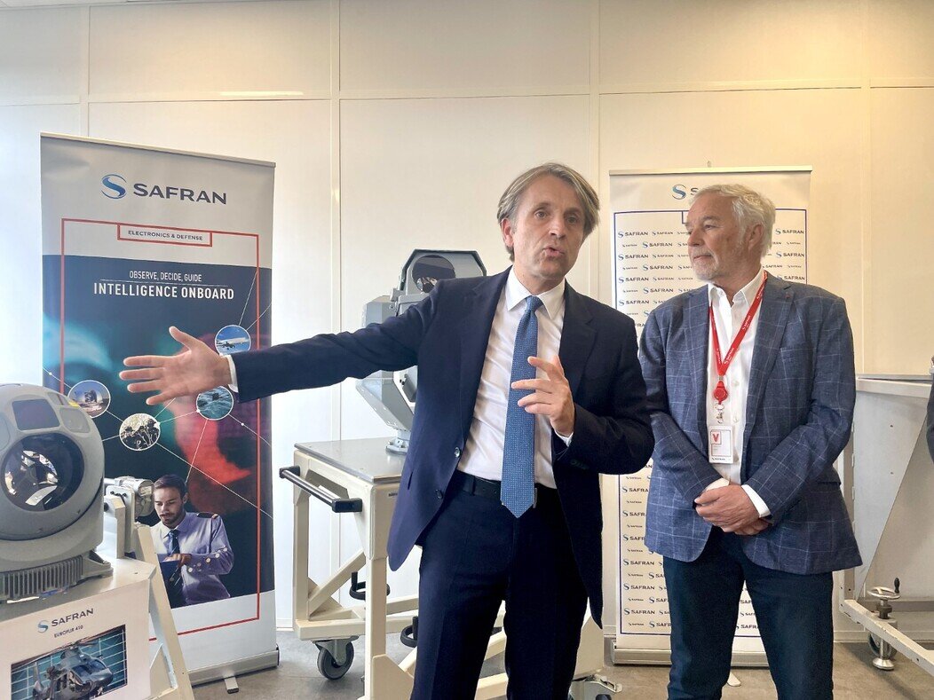 Photo de Franck Saudo et François Rebsamen
