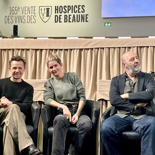 Photo de Martin Solveig, Alice Taglioni et Cédric Klapisch