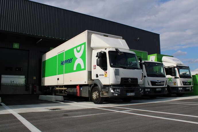 Photo des camions de transport Heppner