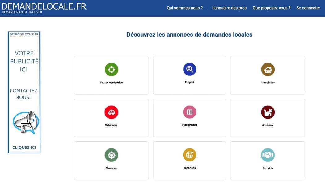 La plateforme demandelocale.fr