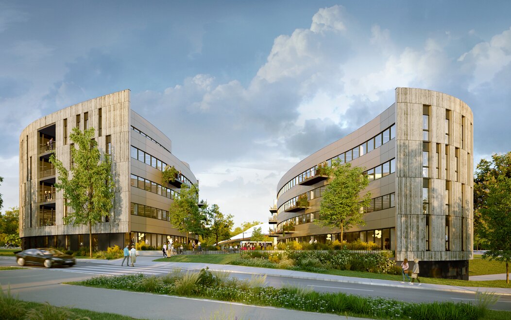 Photo du futur campus territorial du conseil départemental de la Côte-d'Or