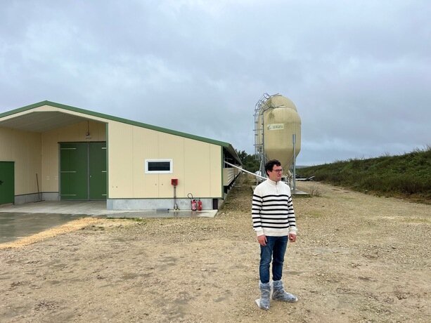 Photo du poulailler de Gildas André, à Courson-les-Carrières