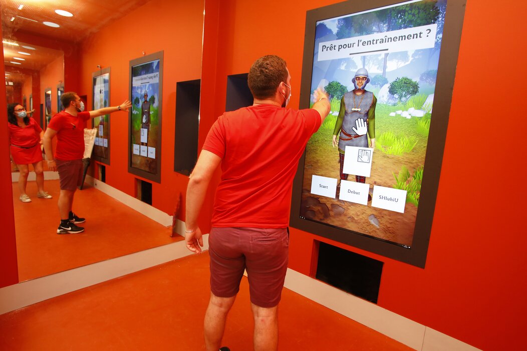 Une animation dans le MuséoParc d'Alésia