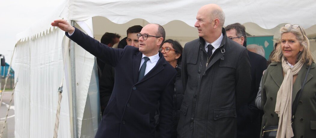 Visite du ministre de l'industrie en Saône et Loire