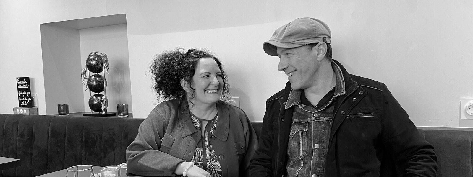 Aline Marchand et Franck Lansiaux