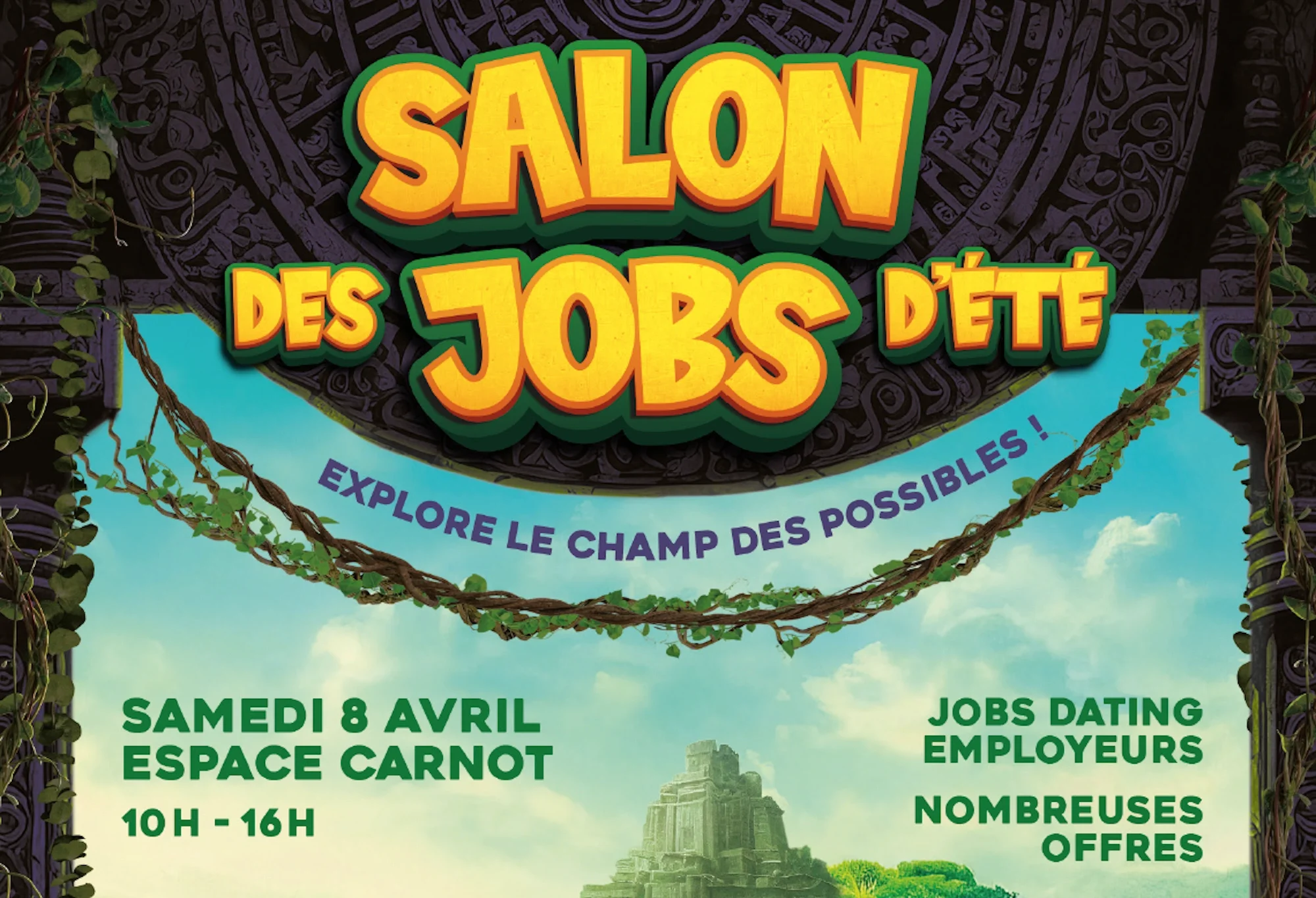 Affiche du salon des Jobs d'été