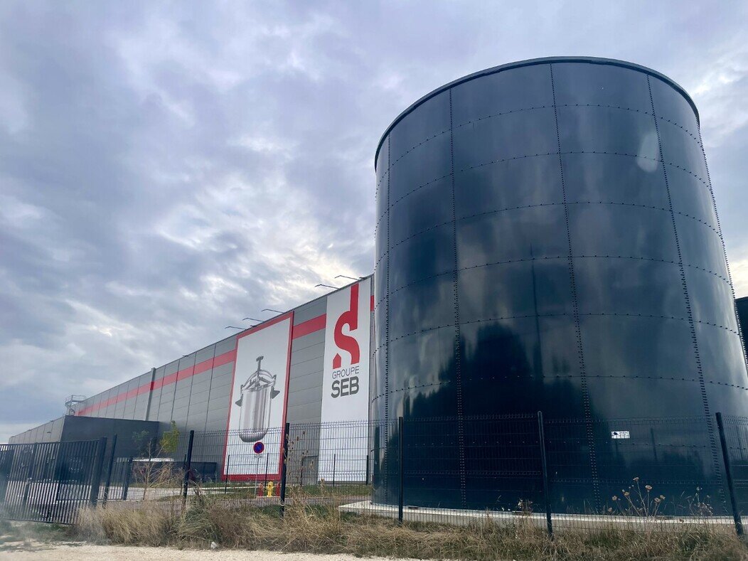 Photo du centre logistique du groupe SEB à Til-Châtel