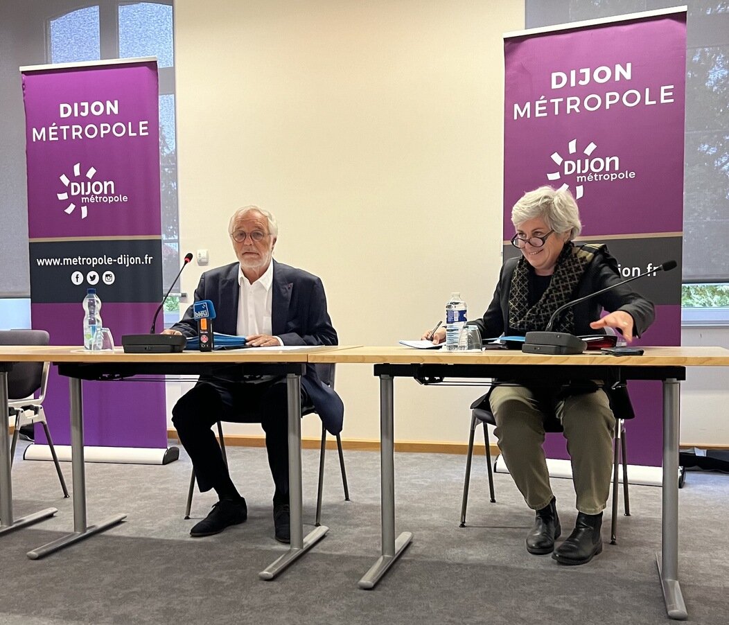 Photo de François Rebsamen et Isabelle Elziere